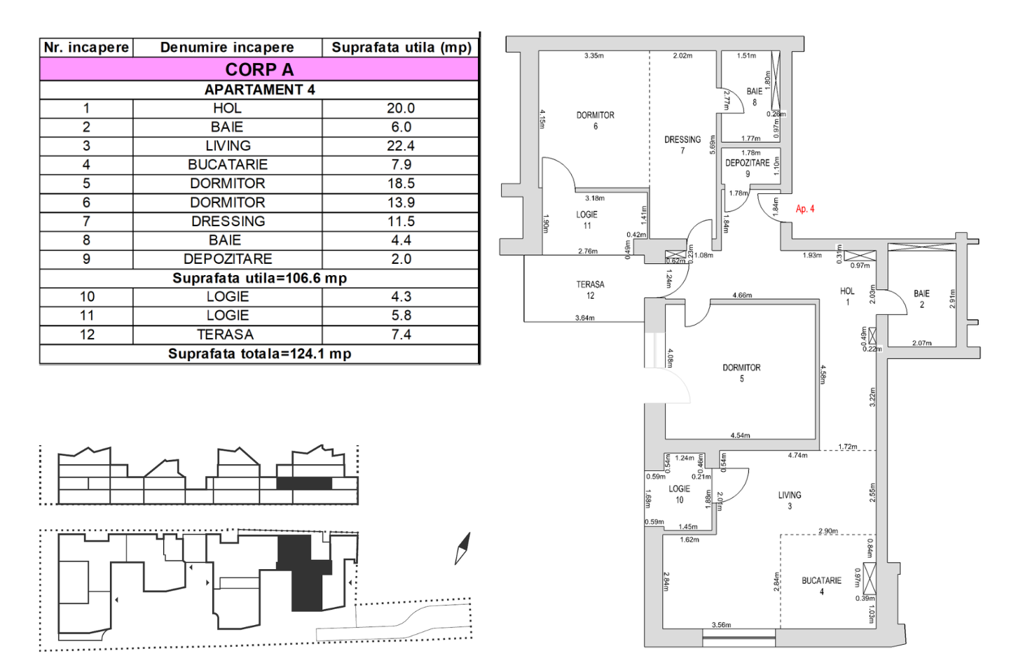 Apartament de vanzare M99 E1A04