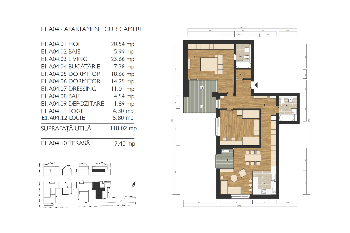 Apartament de vanzare M99 E1A04