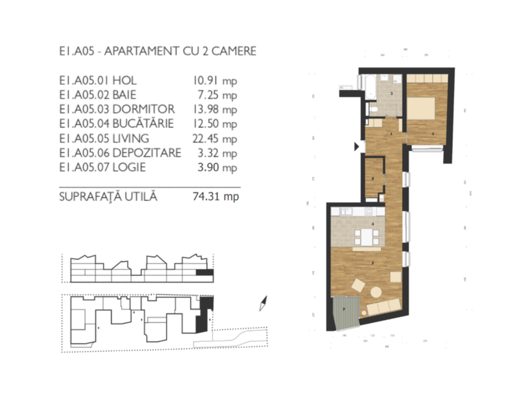 Apartament de vanzare M99 E1A05