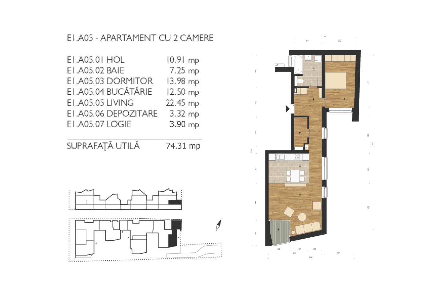 Apartament de vanzare M99 E1A05