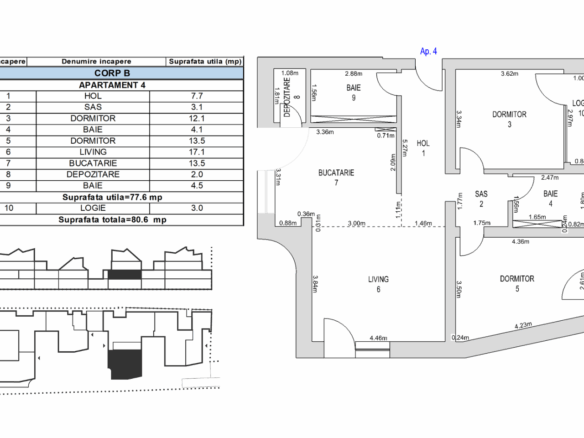 Apartament de vanzare M99 E1B04