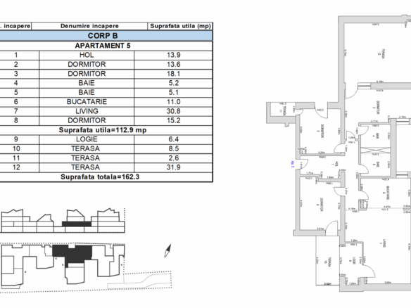 Apartament de vanzare M99 E1B05