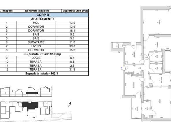 Apartament de vanzare M99 E1B05