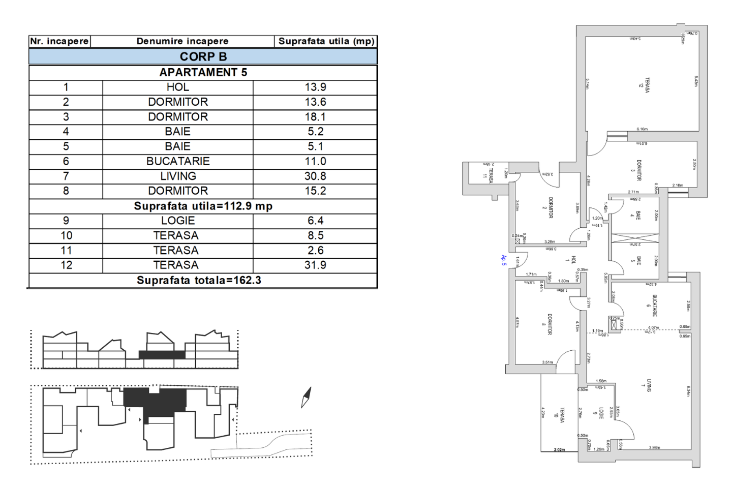 Apartament de vanzare M99 E1B05