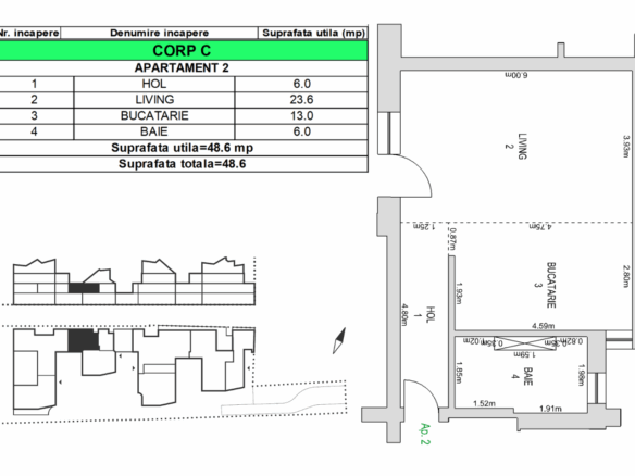 Apartament de vanzare M99 E1C02