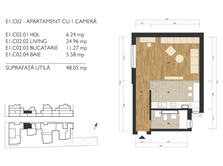 Apartament de vanzare M99 E1C02