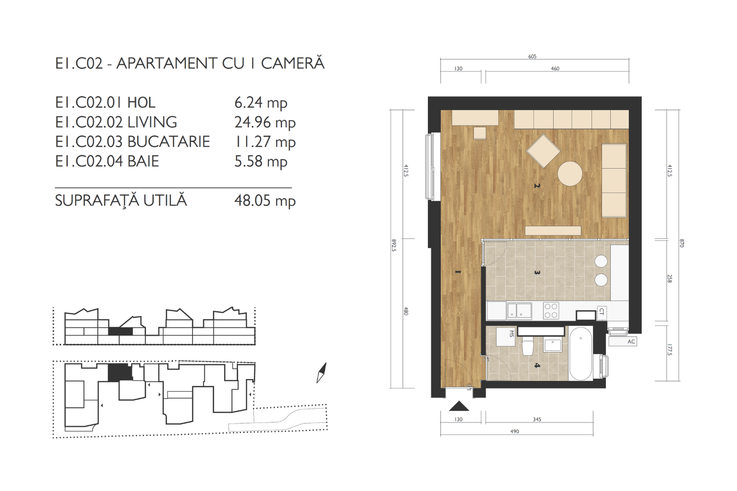 Apartament de vanzare M99 E1C02