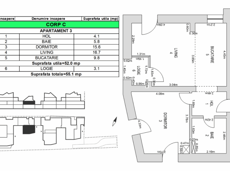 Apartament de vanzare M99 E1C03