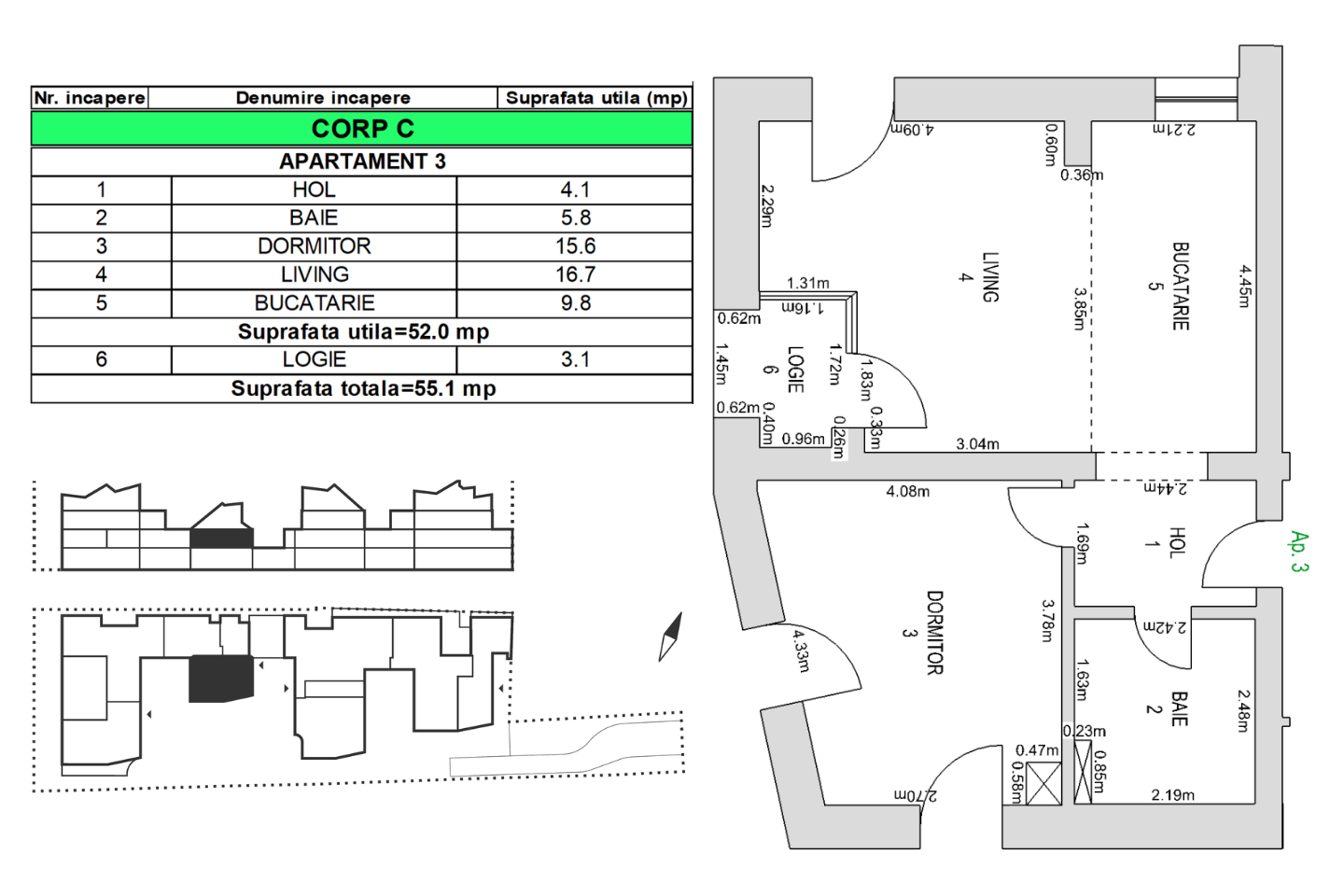 Apartament de vanzare M99 E1C03