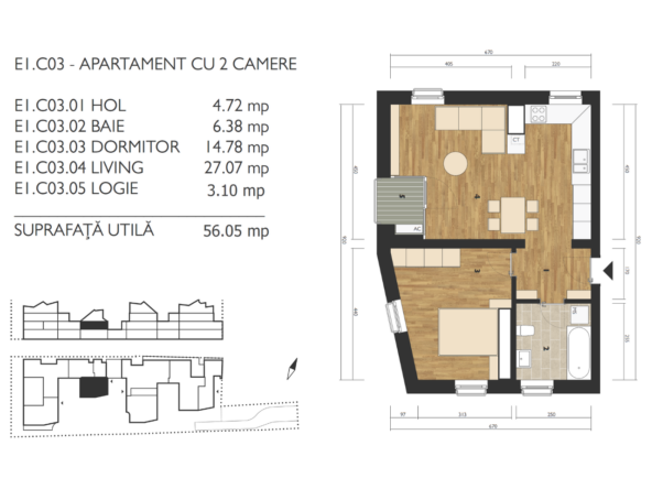 Apartament de vanzare M99 E1C03