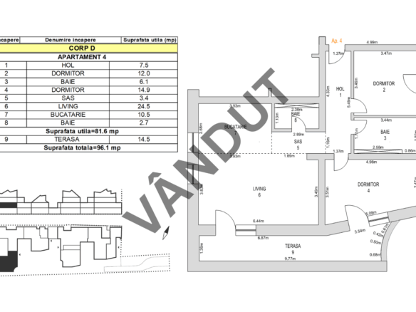 Apartament de vanzare M99 E1D04