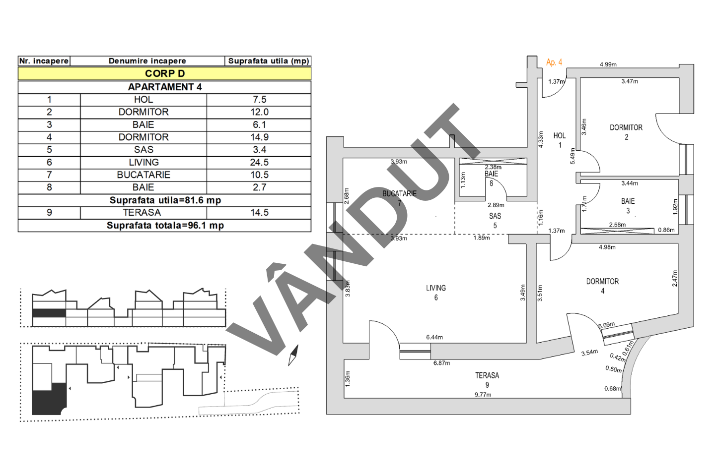 Apartament de vanzare M99 E1D04
