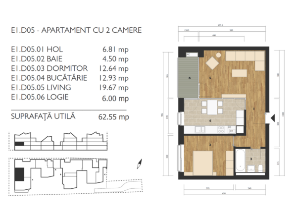 Apartament de vanzare M99 E1D05