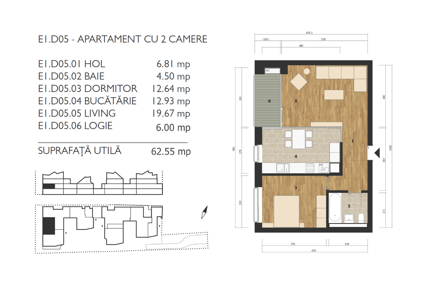 Apartament de vanzare M99 E1D05