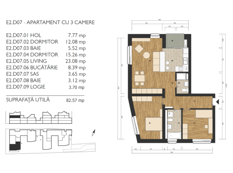 Apartament de vanzare M99 E2D07