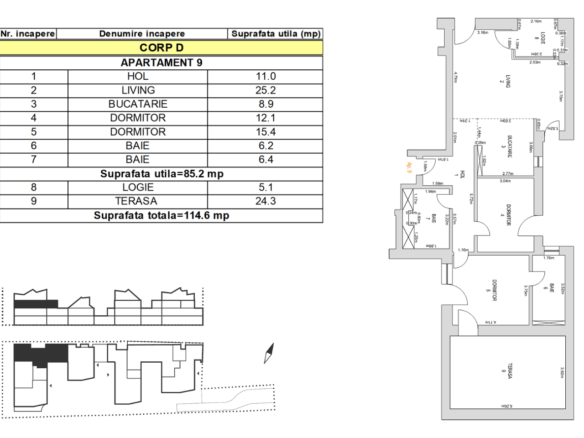 Apartament de vanzare M99 E2D09