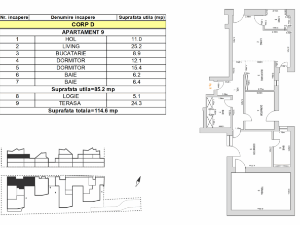 Apartament de vanzare M99 E2D09