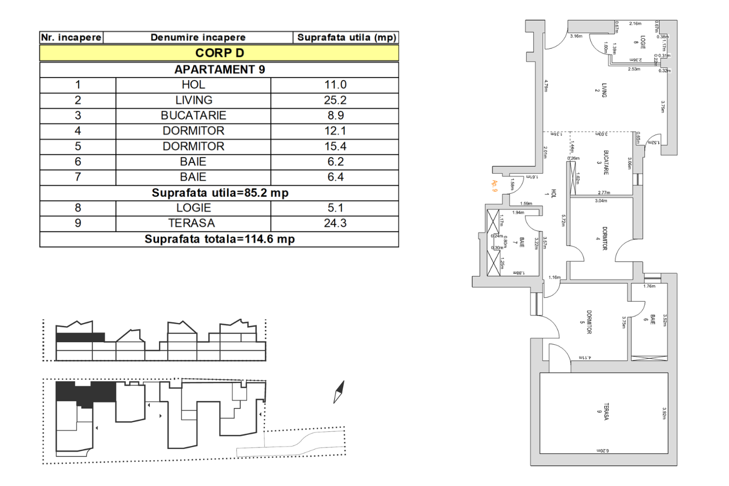 Apartament de vanzare M99 E2D09
