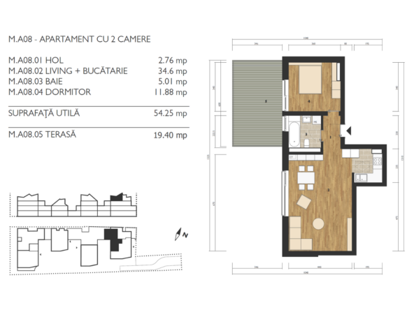 Apartament de vanzare M99 MA08