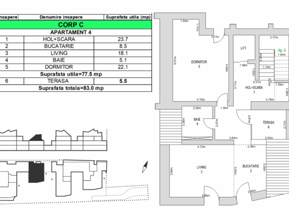 Apartament de vanzare M99 MC04