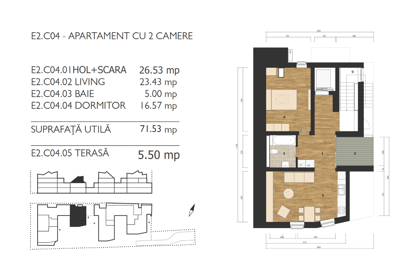 Apartament de vanzare M99 MC04