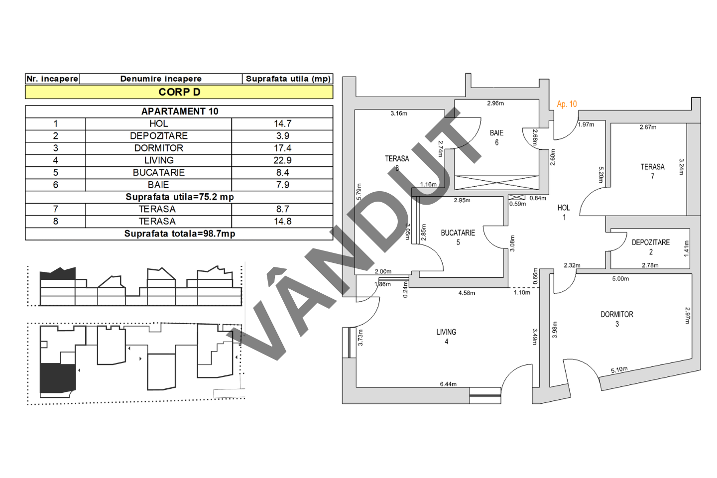 Apartament de vanzare M99 MD10