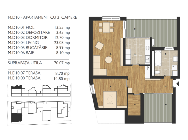 Apartament de vanzare M99 MD10