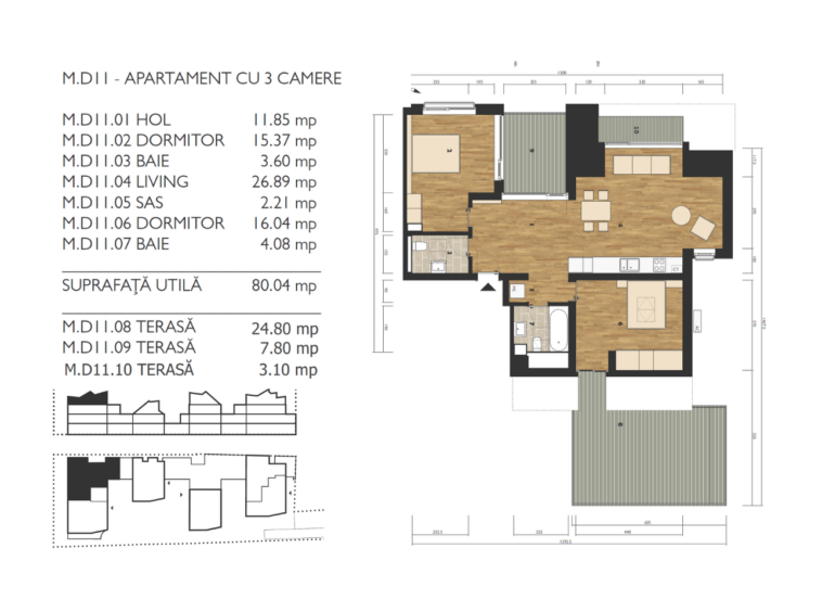 Apartament de vanzare M99 MD11