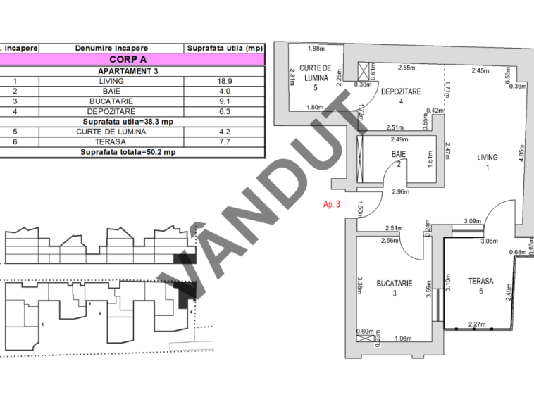 Apartament de vanzare M99 PA03