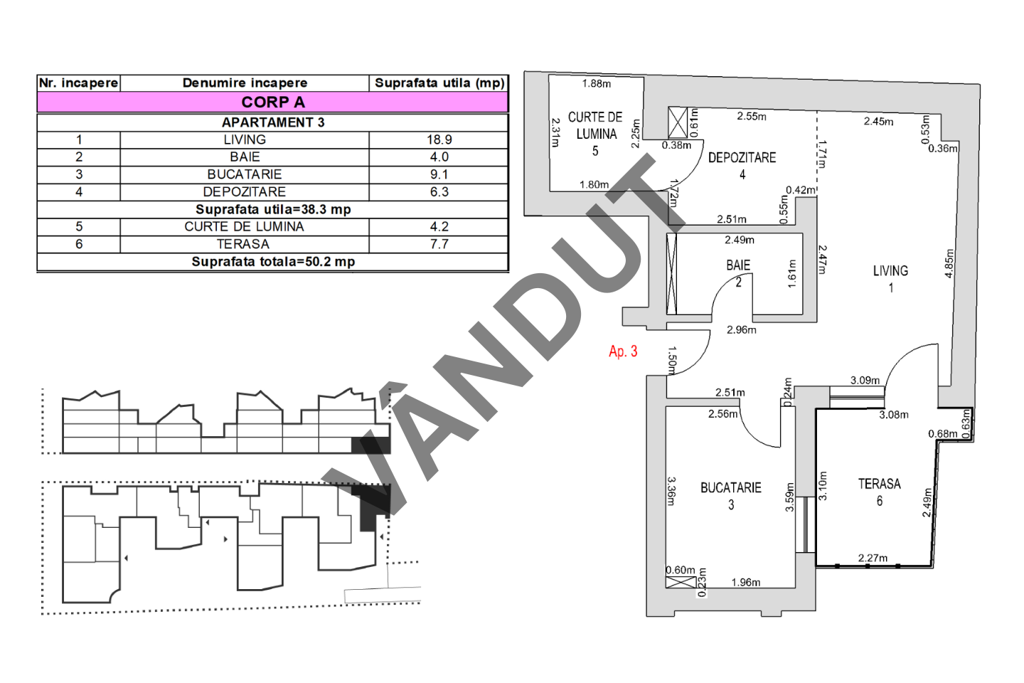 Apartament de vanzare M99 PA03