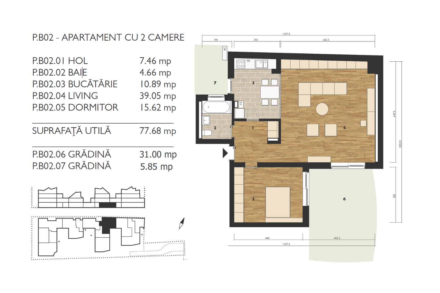 Apartament de vanzare M99 PB02