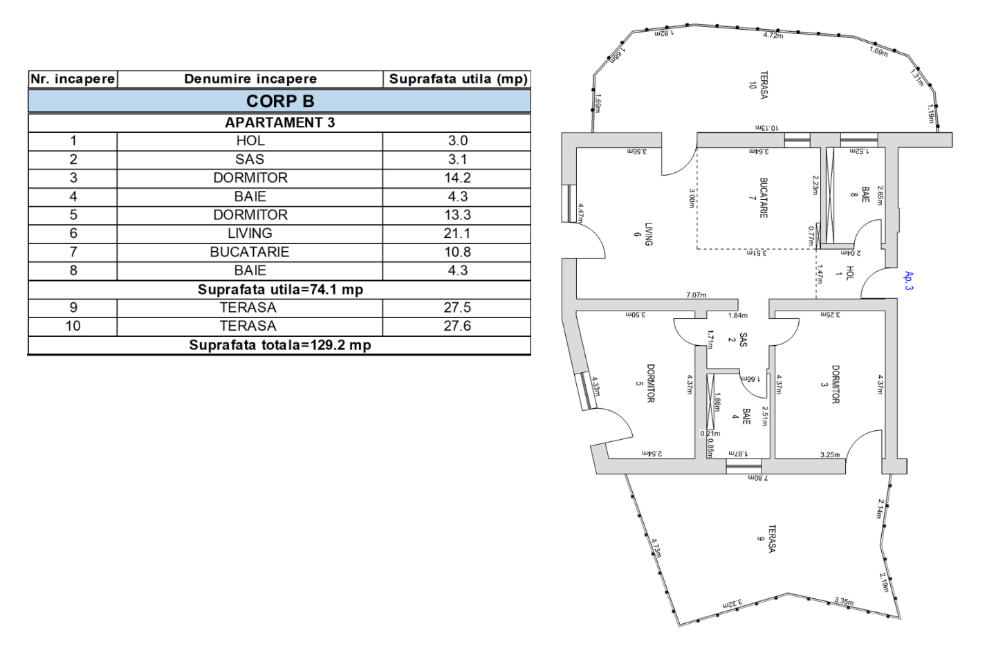 Apartament de vanzare M99 PB03