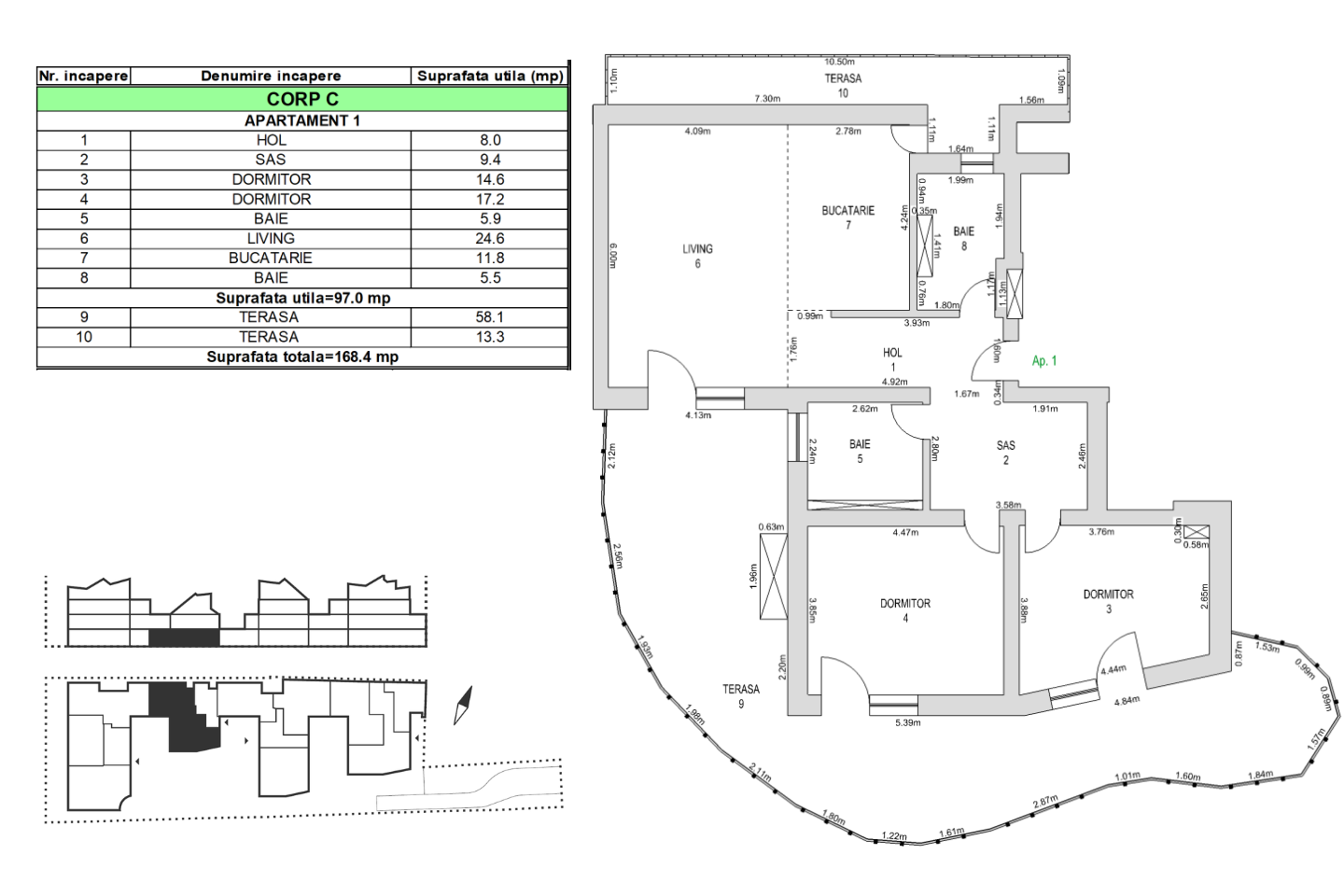 Apartament de vanzare M99 PC01