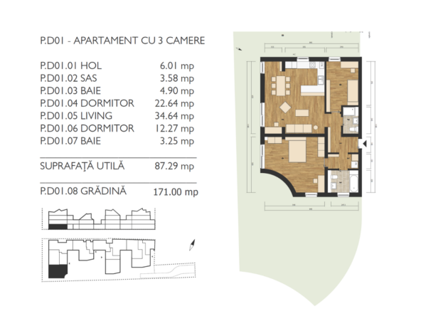 Apartament de vanzare M99 PD01