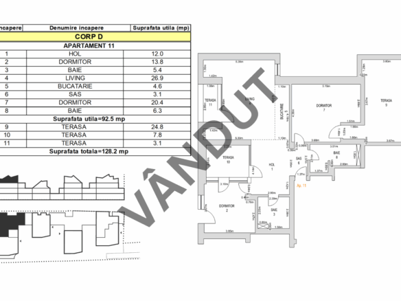 Apartament de vanzare brasov M99 MD11-