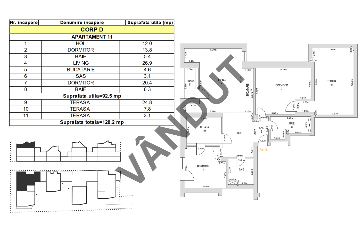 Apartament de vanzare brasov M99 MD11-