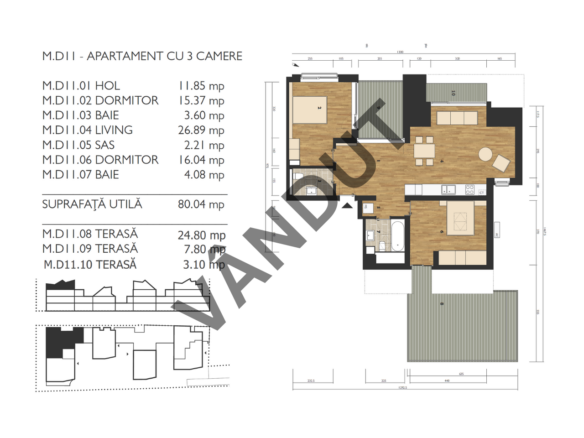 Apartament de vanzare brasov M99 MD11 - vandut