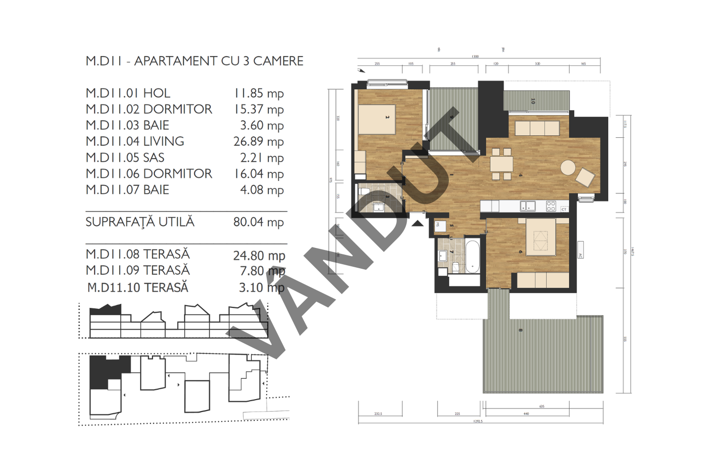 Apartament de vanzare brasov M99 MD11 - vandut